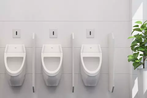 Abbildung einer Männertoilette
