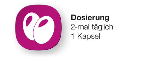 Prostagutt® duo Dosierung: 2-mal täglich 1 Kapsel